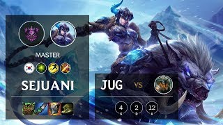 Sejuani Jungle vs Olaf - KR Master Patch 10.5