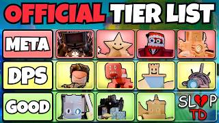  Slop Tower Defense Tier List