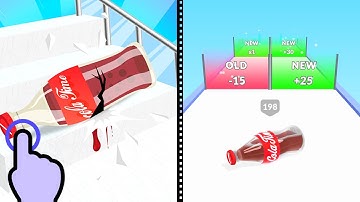 Fragile Roll 3D - Bottle Roll Run - All Levels iOS Android GamePlay