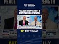 President Trump’s Policy is Peace Through Strength
