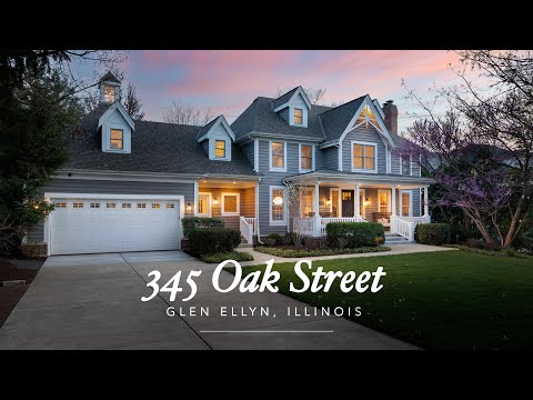 345 Oak St, Glen Ellyn, IL home video tour