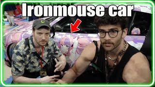 Details CdawgVA and HasanAbi admires the Ironmouse car together News