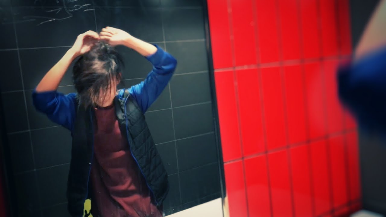 crazy dance in bathroom YouTube