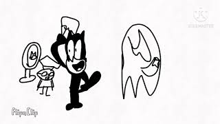 Felix the cat scaredy-cat