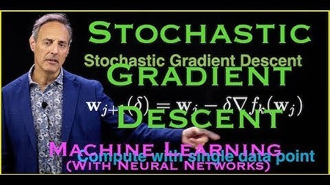 Introduction to Machine Learning:  Stochastic Gradient Descent