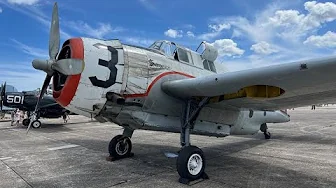 TBM-3 Avenger Suzanne at NAS Wildwood NJ Museum Airfest Aug-31-2025