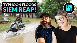 Typhoon Bualoi causes flooding in Siem Reap, Cambodia! 29th Sept, 2025 #forriel
