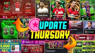 Efootball 2026 New Update Free Epic New Treasure Link, Thursday Potw & Free Coins Campaign