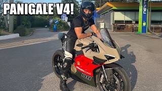 Sain Lainaan Ducati Panigale V4 Hirvi Hyppäsi Tielle Kesken Ajon