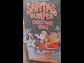 Original VHS Opening and Closing to Santa's Bumper Christmas Video UK VHS Tape