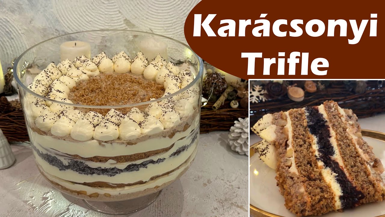 Karácsonyi Trifle a Flódni Töltelékeivel Cukor és liszt Nélkül | HagymaLekvár
