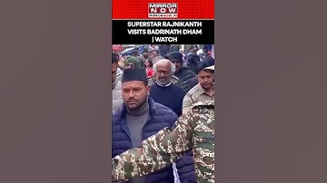 Uttarakhand: Superstar Rajnikanth Visits Badrinath Dham To Offer Prayers | Watch #shorts #ytshorts