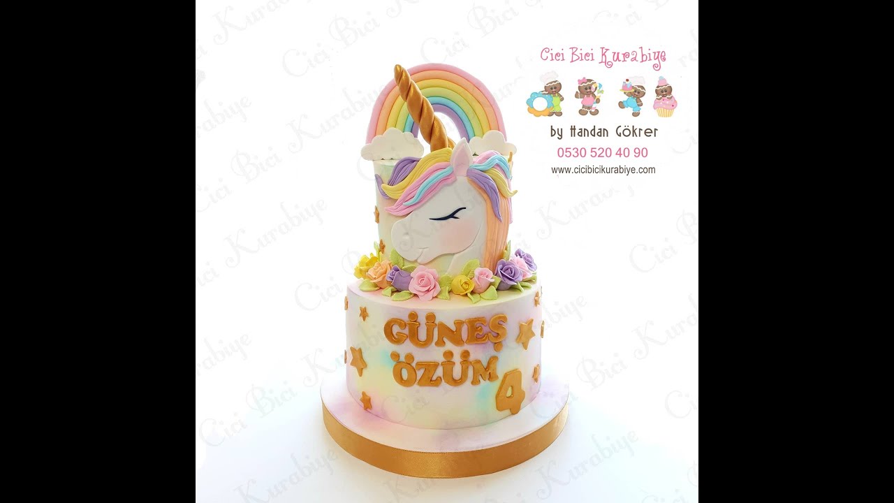 Unicorn Cake Tutorial /Unicorn Pasta Yapımı YouTube