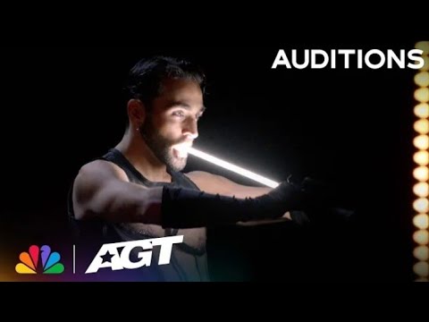 Herwan Legaillard surprises the judges with MIND-BLOWING sword swallowing! | Auditions | AGT 2023