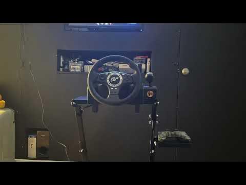 WIILAYOK Racing Wheel Simulator Stand Cockpit, Adjustable Race Simulator  Cockpit for Logitech G25, G27, G29, G920, Thrustmaster