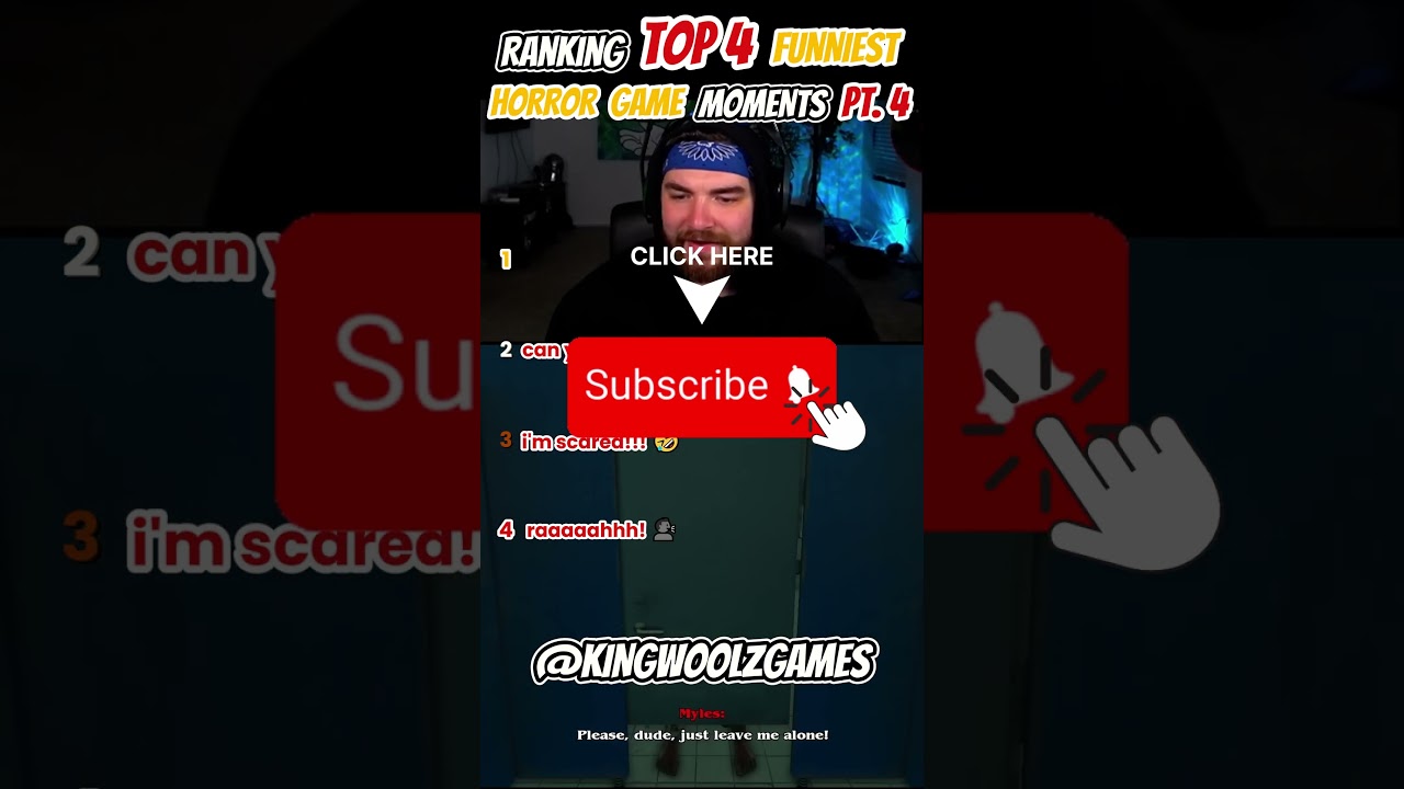 Ranking Top 4 Funniest Horror Game Moments! The Last One Slaps the Hardest😂 | Pt. 4. #funnymoments