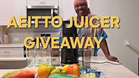 AEITTO COLD PRESS JUICER REVIEW & GIVEAWAY!