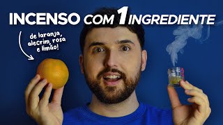 COMO FAZER INCENSO COM 1 INGREDIENTE | INCENSO NATURAL CASEIRO