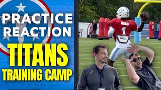 Cam Ward’s ARM TALENT Takes Over Titans’ First Padded Practice