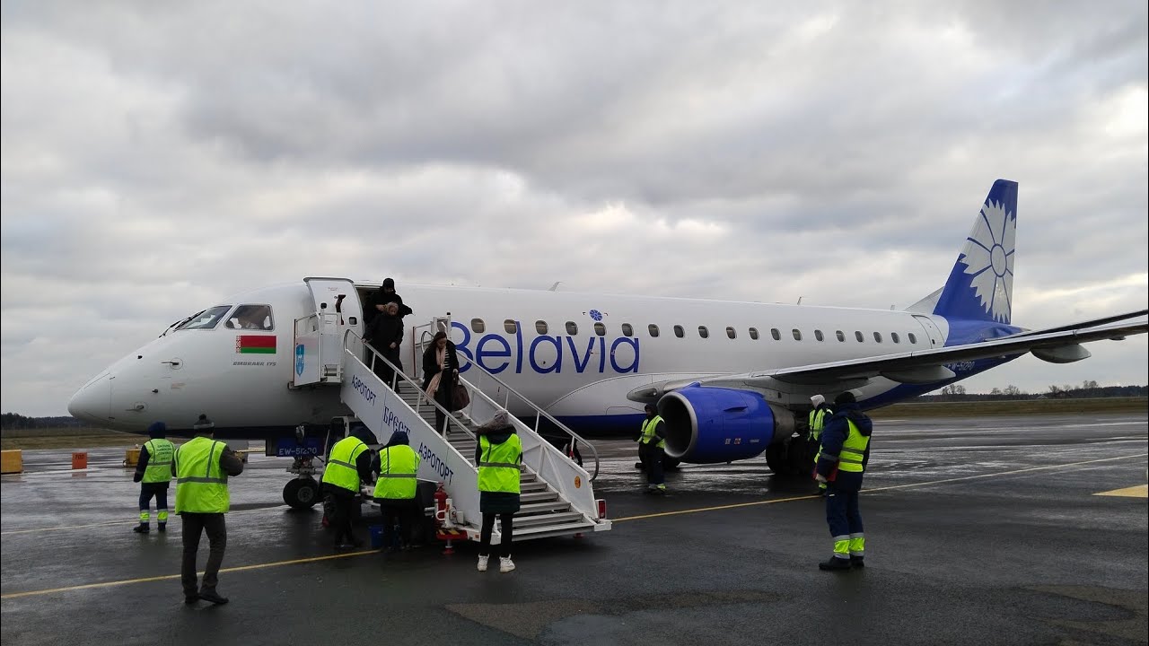 Embraer E175 а/к Белавиа | Рейс Москва (SVO) - Брест