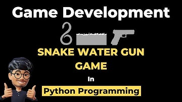 Coding a Snake Water Gun Game in Python I Python For Beginner | ASMR Programming - No Talking