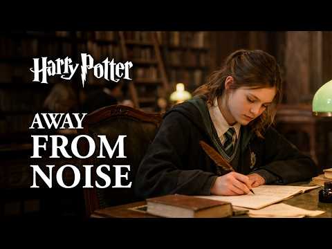 If the world feels loud, find a quiet place. Studying at Hogwarts