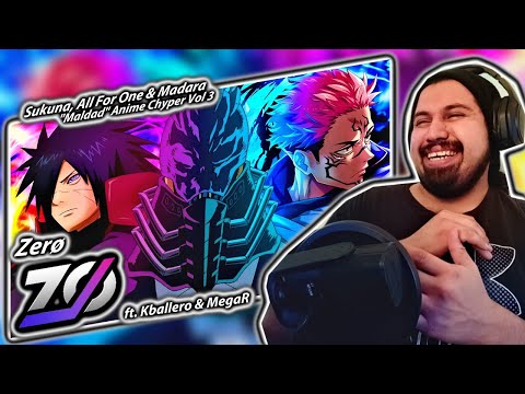 Sukuna, All for one y Madara Rap - Maldad | ANIME CYPHER VOL.3 | Ft.Kballero y MegaR | Reaccion