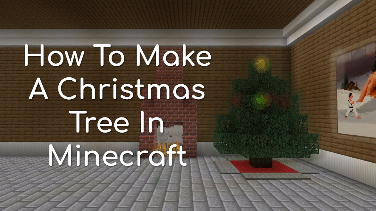 How To Make A Working Christmas Tree In Minecraft 1.18 YouTube