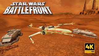 The Rebel alliance vs Separatist Alliance - Star Wars Battlefront (2004) Geonosis spire (4K HD)