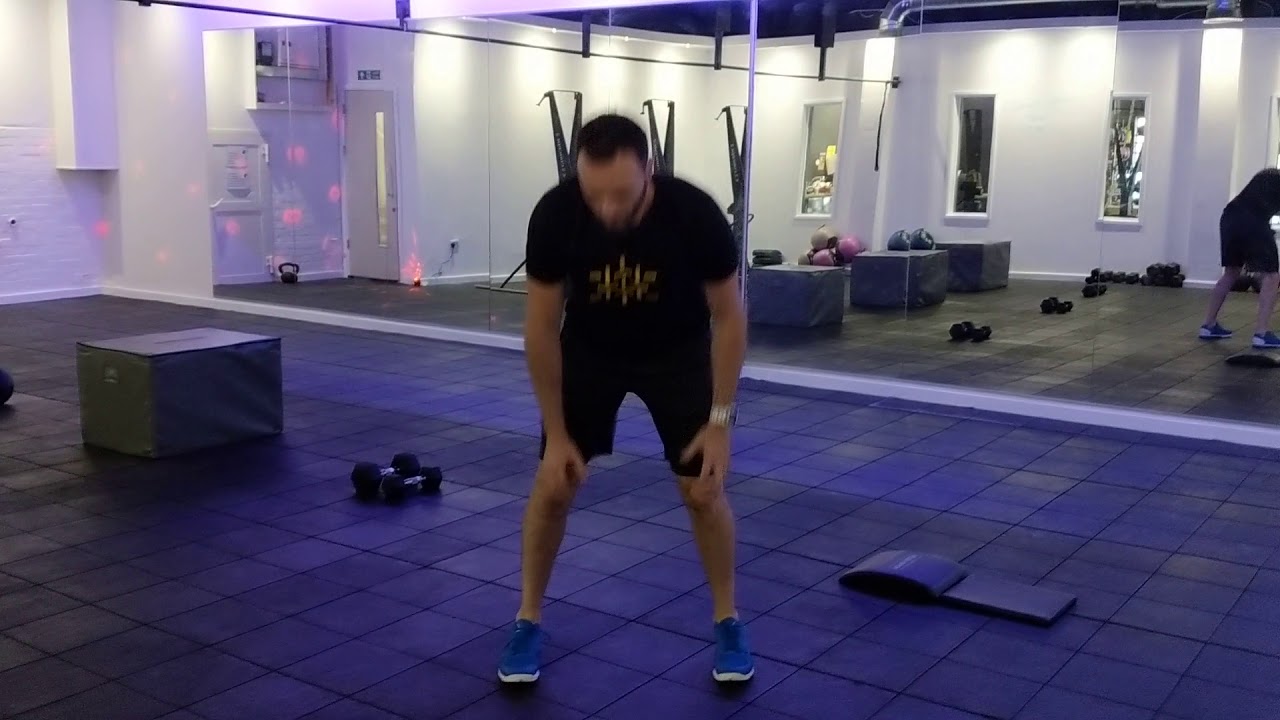 Jumping lunge to burpee YouTube