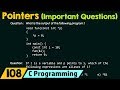 Pointers important questions