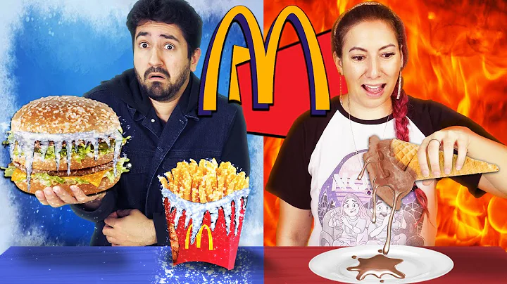 QUENTE ou FRIO S COM MCDONALDS | Gabriel e Shirley...