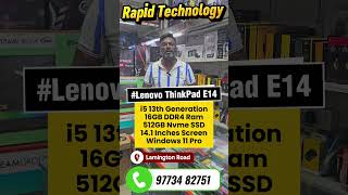 Lenovo ThinkPad E14 i5 13th Gen 🔥 Best Business Laptop in 2026! 💼⚡ | Rapid Technology | Lamington RD