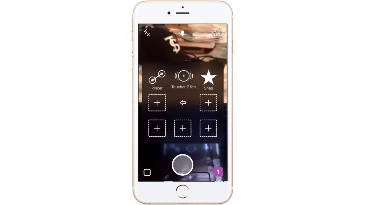Comment faire une vidéo SNAPCHAT SANS LES MAINS (iPhone) - YouTube