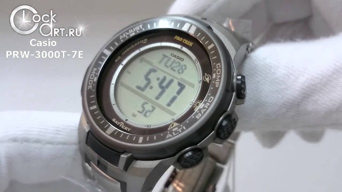 mock dramatisk lykke Casio - Pro Trek PRW-3000T-7ER - YouTube