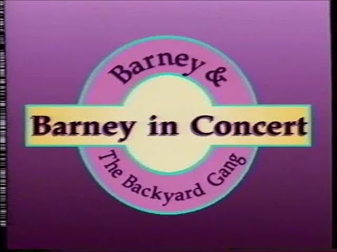 Barney in Concert (1994-2000 Audio, But the Audio is a Semitone Lower)