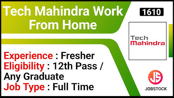 Tech Mahindra Work From Home 2025 | Remote Jobs | Customer Success Associate Jobs