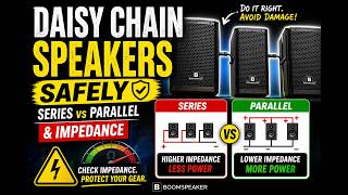How to Daisy Chain Speakers Safely: Series, Parallel & Impedance Explained