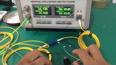 how to test fiber optic varaible attenuators