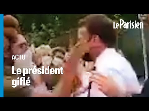 Emmanuel Macron giflé dans la Drôme, deux personnes interpellées