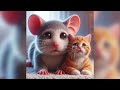  poor kitten story kitten rescued and raised by mouse  she names the kitten mimi