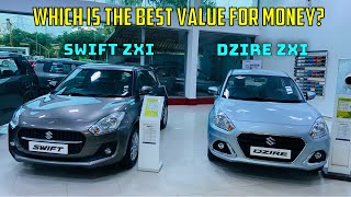 SWIFT ZXI vs DZIRE ZXI: Which is the Best Value for Money?” 🔥🔥