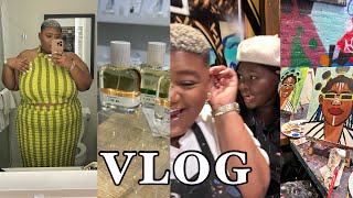 JERSEY VLOG // SOLO DINNER IN NYC + HANGING W/ @NdeyePeinda + CALL ME PICASSO🧑🏾‍🎨+ MAKING PERFUME