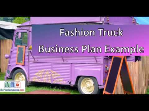 fashion truck business plan