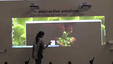 BenQ interactive projectors demo. MW852UST