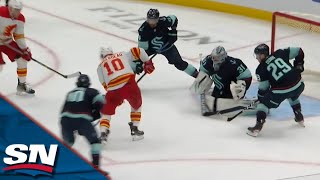 Flames' Jonathan Huberdeau Fires Home Game-Winner In Third Period vs. Kraken