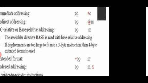 System Software-Hand assembly of SIC/XE programs