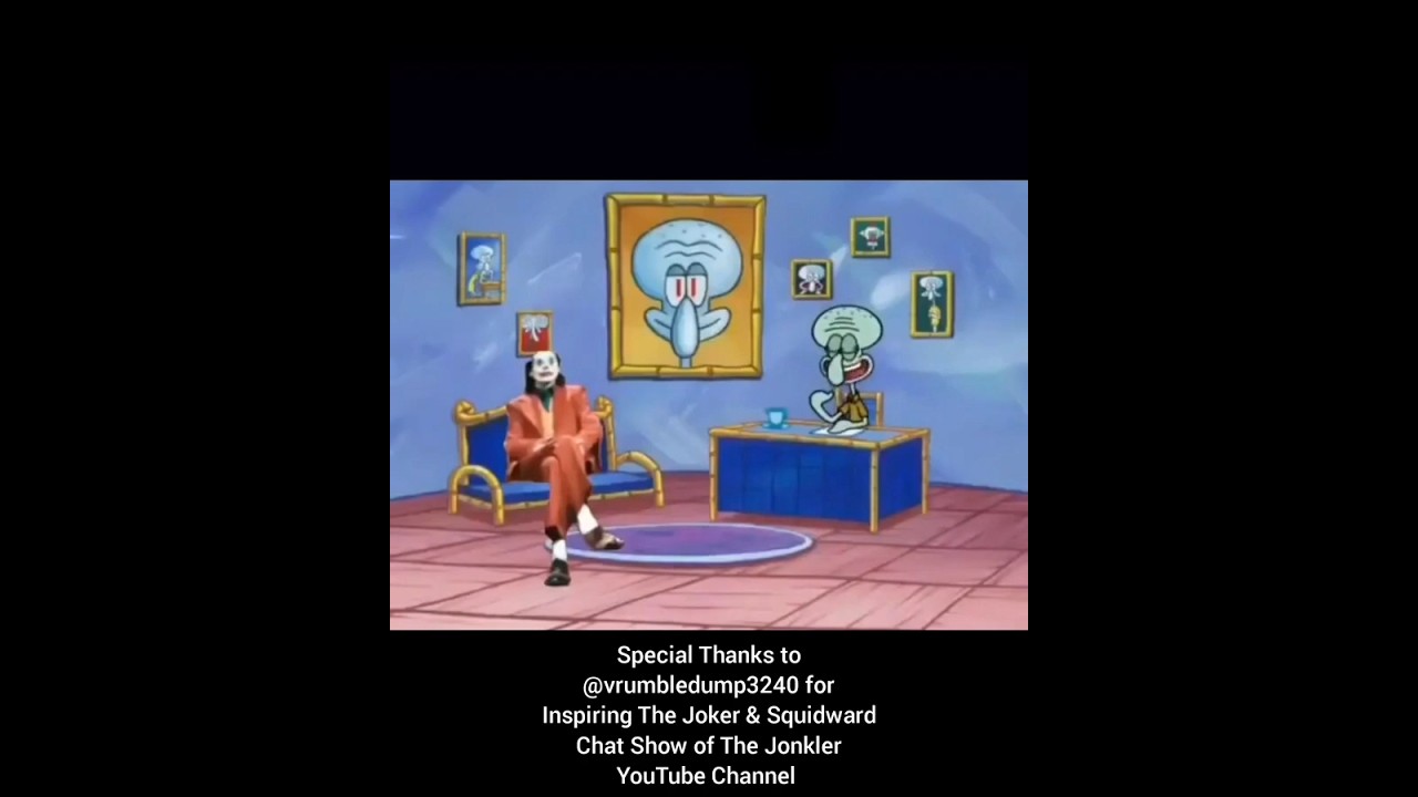 Joker on Squidward Chat Meme Special Edition #shorts #joker #spongebob