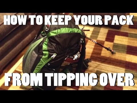 How to Keep Your Backpack from Tipping Over