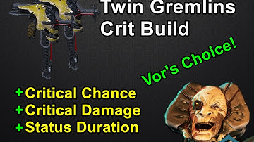 Twin Gremlins Riven: Long Lasting Critical Pain (Warframe)